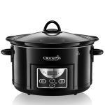 Beste Crockpot Crock-Pot SCCPRC507B-050 Autokap Slowcooker, Digitale Countdown-Timer, Warmhoudfunctie, 4,7 L Inhoud, Ovenveilig, Zwart