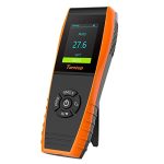 Temtop PM2.5 PM10 Monitor Fijnstofmeter P600, Nauwkeurige Luchtkwaliteitsmonitor Draagbaar Air Quality Monitor Ideaal voor Thuis Kantoor en Auto