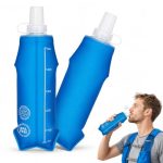 csncis 2 Tpu opvouwbare drinkfles, 500 ml zachte fles, herbruikbaar
