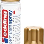 Edding 5200 Permanente Spray, Spuitbus met acrylverf, Mat Rijkgoud