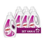 Beste vloeibaar wasmiddel Omo Kleur Vloeibaar Wasmiddel, voor de gekleurde was - 6 x 19 wasbeurten - Voordeelverpakking
