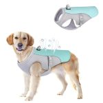 Voarge Koelvest voor honden, licht, reflecterend, ademend, UV-bescherming, maat S