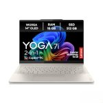 Beste 2 in 1 laptop Lenovo Yoga 7i 2-in-1 AI Laptop | Copilot + PC | 14" 2.8K OLED | Intel Core Ultra 7 256V | 16GB RAM | 512GB SSD | Intel Arc GPU | Win11 | QWERTZ | incl. Yoga Pen | 3 jaar garantie exclusief bij Amazon