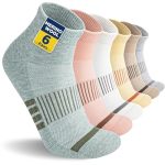 Niofind Merino Quarter Wandelsokken, 6 Paar, Gevoerd en Ademend