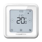 Honeywell Home T6 Smart thermostaat, wifi, met app voor meer energiebesparing en efficiëntie, compatibel met Apple HomeKit, Google Home, Amazon Alexa en IFTTT, wit (wit bedraad)