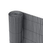 Ribelli® PVC privacyscherm - Zichtbrekend hek - Windbescherming voor balkons, kleur:antraciet, lengte:5 meter, hoogte:100 cm