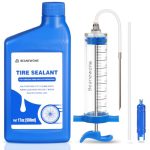 Beanewone Binnenbandloze Bandendichtmiddel, 500ML Binnenbandloze Dichtmiddel Langdurig Fietsdichtmiddel voor MTB, Weg, CX en Gravel Fietsbanden