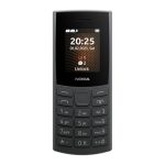Nokia 105 4G 2025 mobiele telefoon 4G zwart Dual SIM 1,8 inch display 1020mAh batterij FM-radio
