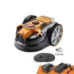Lawnmaster OcuMow®16 kabelloze maairobot voor gazons tot 200 m², obstakelvermijdende, geruisloze maairobot zonder begrenzingskabel VBRM16 Plus