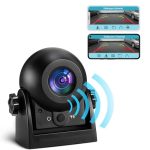 Uzone Draadloze Achteruitrijcamera IP68 Waterdicht Oplaadbaar WiFi Camera Met Android en IOS Mobiele APP Monitoring - Geschikt Voor Auto, Truck, Caravan, Van, Trailer, Camper