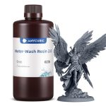 Anycubic Water-Wash Hars 2.0 voor LCD 3D-rinters, 405nm UV-uithardende Hars, Hoge Precisie, Geurarm, Hoge Flexibiliteit, Langdurige Kleur, Grijs, 1000g