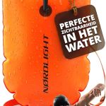 Nordlight Zwemboei - Dry Bag Zwemhulp Volwassenen Waterdichte Tas, Opblaasbare Waterdichte Zak - Boei voor Zwemmen Triatlon Water Natte Zak Opbergzak Veiligheidsboei Swim Pull Buoy - 28L Classic