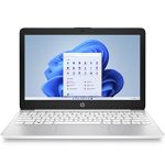 Beste laptop processor HP Stream 14-inch laptop voor studenten en bedrijven, Intel quad-core processor, 16 GB RAM, 320 GB opslag (64 GB eMMC + 256 GB kaart), 1 jaar Office 365, webcam, 12 uur lange batterijduur, wifi, Win11