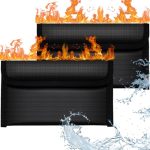 Beste brandwerende zak OFFCUP Brandwerende documententas 2 stuks 20,3 x 11,7 cm geld vuurvaste tas