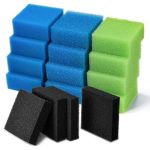 Beste filtermateriaal aquarium 16 stuks filterspons voor aquaria, compatibel met Juwel Bioflow M/3.0, filterset voor aquarium, inclusief actieve kool/biologische kool/grove korrel, filterspons voor Juwel Compact