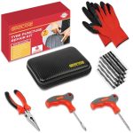 GADLANE Hoogwaardige tubeless-bandenreparatieset - 7-delige bandenreparatieset voor auto, motor, vrachtwagen, terreinwagen, jeep, trekker en meer - reparatieset voor lekke autobanden zonder binnenband
