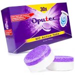30x Oputec WC-reiniger tabel: extra sterke reiniging van toiletten, toiletten en urinoiren