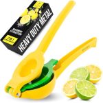 Beste Citruspers handmatig Zulay 2-in-1 metalen citruspers - handcitruspers voor elke laatste druppel - handcitruspers met maximale extractie - gebruiksvriendelijke citruspers - robuuste handcitruspers