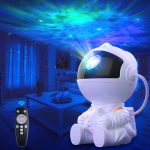 Beste sterrenhemel projector Macchiatto Astronaut sterrenhemel projector, Galaxy led-projector met afstandsbediening, 8 Nebula-modi, 360° rotatie, lamp voor kinderen en volwassenen, slaapkamer