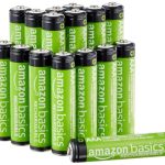 Amazon Basics 16 stuks oplaadbare AAA NiMH-batterijen, 800 mAh, 1000x op te laden, voorgeladen