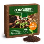 Floordirekt Kokosgrond geperst – 75 liter potgrond van kokosvezel – zaaigrond – kweekgrond – plantgrond – zwelgrond