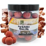 Beste boilies Zite Fishing Pop-Up Boilies 16 mm, voor karpervissen, optimale drijfeigenschappen en zeer vangen aroma's, Amino karperaas geschikt voor alle pop-up montages, 80 g in blik (tijgernoot)