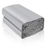 Isolatiefolie, dubbelzijdige aluminiumfolie, isolatie, dakisolatie, reflecterende isolatiefolie, geschikt voor warmte-isolatie, warmtebehoud, warmtebeschermingsfolie (2,5 m x 150 cm)