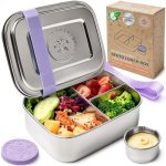 Roestvrijstalen bento-box - Lavendel - 0,8 L