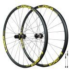 Beste gravel wielen Gravel Road Bike Wielset 700C Velg 24H Schijfrem Wiel Quick Release Voor 100mm Achter 135mm 360 Klikken Rechte Naaf, Geschikt voor 7-12 Speed Cassette