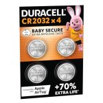 DURACELL 2032 Lithium-knoopcelbatterijen, 4 Stuks, 3V, CR2032