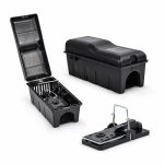 Köder-Discount Rattenval set – 2 × rattenlokdoos & 2 × slagval | veilige rattenbestrijding voor huis, kelder en tuin | snelle hulp bij rattenproblemen | zonder rattengif