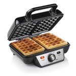 Tristar WF-2195 Wafelijzer – Twee wafels per keer – Anti-aanbaklaag, 1000 W, Aluminum
