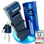 COICER Fietsslot vouwslot, e-scooter slot fiets en motorfiets