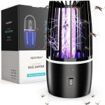 Muggenlamp 4200V, Elektrische Insectenverdelger UV, IPX4 Waterdichte anti muggen lamp, Muggenafweer Outdoor, Muggenval, Vliegenvanger