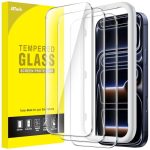 Beste screen protector JETech Screen Protector voor iPhone 18 Pro/17 Pro, 3 Stuks