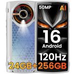 LAGENIO Panther 2 Pro Outdoor Smartphone Android 15, 24GB+256GB, uitbreidbaar tot 1TB, 6,7 inch 120Hz-scherm, 50MP+8MP AI-camera, 5150mAh batterij, robuuste bouwplaats telefoon, IP68, NFC, GPS
