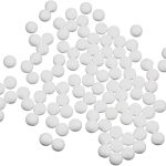 100 stuks polystyreen-bolletjes 1 cm diameter – bruiloftsdecoratie, knutselbenodigdheden voor DIY-projecten, modelbouw en decoratieve bolletjes (licht, te schilderen, voor schoolprojecten)