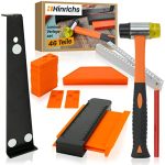 Hinrichs laminaat legset - 46-delige complete set - Laminaat vloer legset - parket, vinyl vloeren, laminaat vloeren - laminaat gereedschap vinyl leggen - vloerleg accessoires - laminaat legkit