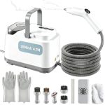 1500 W stoomreiniger, handapparaat, stoomreiniger, 10 seconden opwarmtijd, 2 liter tank, 4,7 m kabel, 4 bar druk, stoomreiniger voor alles, draagbare stoomreiniger voor vloer, keuken, ramen, badkamer