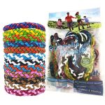 Muggenwerende armband, verstelbare lederen Deet-Free polsbanden, krachtige effectieve bescherming, insectenwerende armbanden voor volwassenen en kinderen, 12 stuks