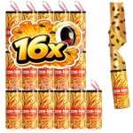 COM-FOUR® 16x premium vliegenvanger eco-natuurlijke lijmval - vliegenvallen op rol tegen insecten zoals vliegen, muggen en motten - milieuvriendelijke organische val, niet giftig en hygiënisch