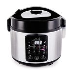 Yum Asia Kumo YumCarb rijstkoker met keramische schaal en geavanceerde Fuzzy-logica, (5,5 kopjes, 1 liter), 5 rijstkookfuncties, 3 multikookfuncties, 220-240V EU