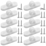 RUNYU Voortentogen set - 10 stuks voortentogen voor camper en caravans met 20 schroeven - verticale en horizontale installatie (horizontaal)