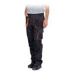 REIS FORECO-T SBP52 Werkbroek Heren | Werkbroek | Snijbeschermingsbroek | Staalblauw-Zwart-Oranje | Maat 52
