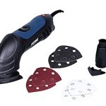 Ferm DSM1009 Delta schuurmachine 280W - Met 6-delige schuurpapierset (P80) en stofafzuigadapter