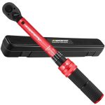 Beste momentsleutel fiets ATsafepro Momentsleutel voor fiets, 3-25 Nm, 1/4 inch aandrijving, met klik, momentsleutel, klein, met duale richtingsverstelling en 72 tanden, voor onderhoud van fiets en motorfiets