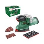 Bosch accuschuurmachine UniversalSander 18V-10 (zonder accu; 18 Volt System; voor DIY-houtbewerking; 32x vellen schuurpapier; in kartonnen doos) – Amazon Editie