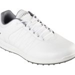 Skechers Pivot Spikeless golfschoen voor heren, wit grijs, 43 EU