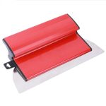 GIONAR 25cm Afstrijkmes, Gipsplaat Afstrijkmes, Speed Skim Stukadoorsgereedschap, Pleisterspatel Roestvrij Staal, Pleisterspaan met Z-vormig Handvat, voor Gipsplaat/Wandplaat/Gipsvezelplaat