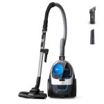Philips PowerPro Compact Stofzuiger – Lichtgewicht, Zakloze, 900 W Zuigkracht, TriActive Mondstuk Voor Harde Vloeren en Tapijt, Allergie H13 HEPA-filter, PowerCyclone 5 Technologie (FC9332/09)